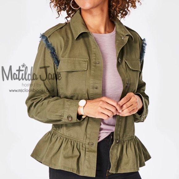 NWT Matilda Jane Olive Boho Jacket - Picture 8 of 11